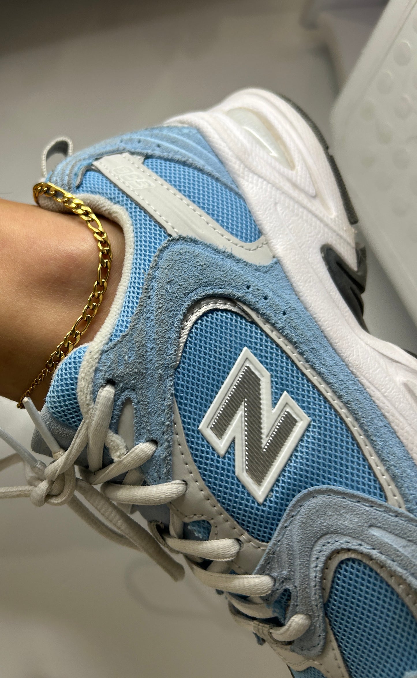 Cuban chain anklet