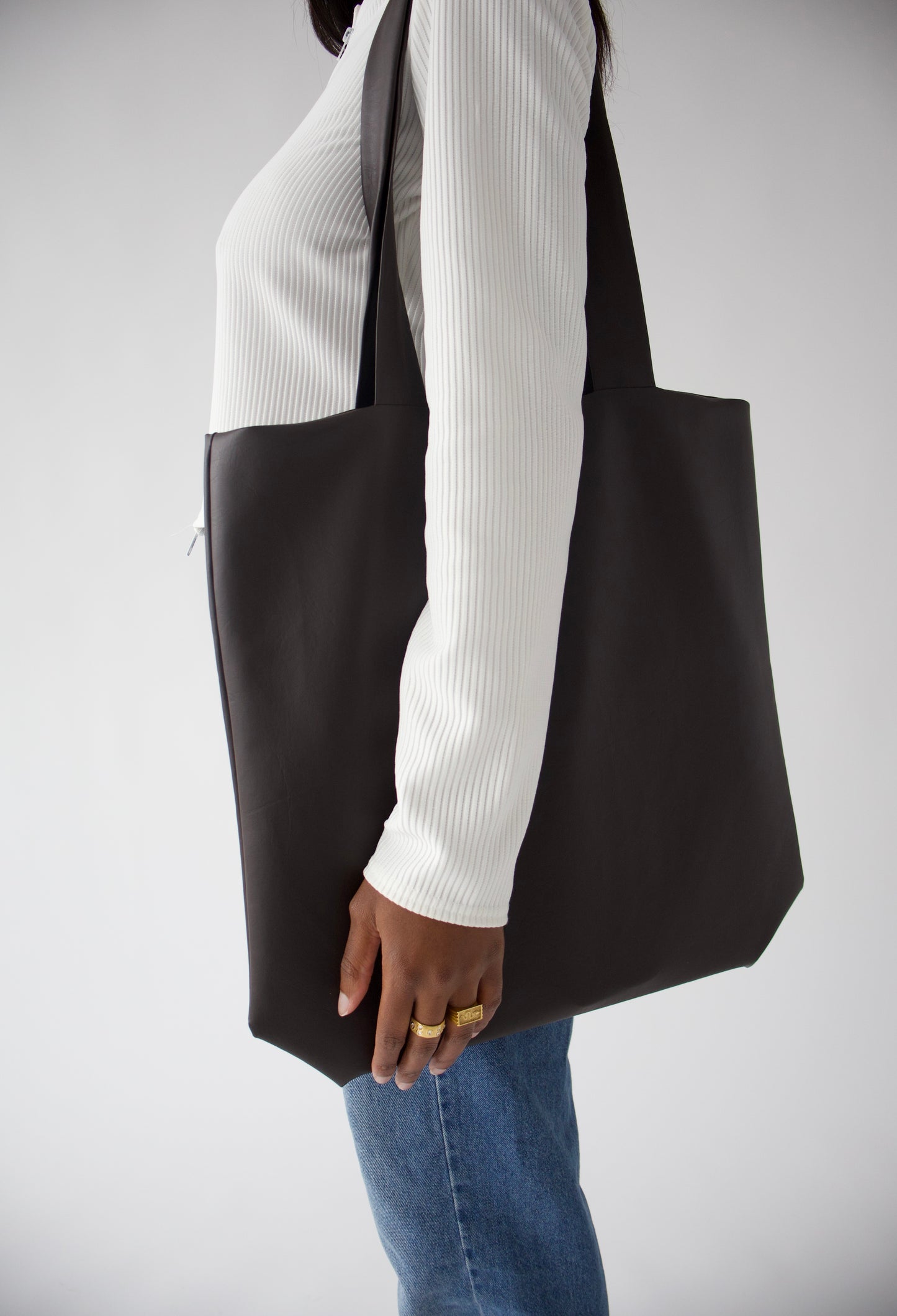 Brown Jumbo Tote