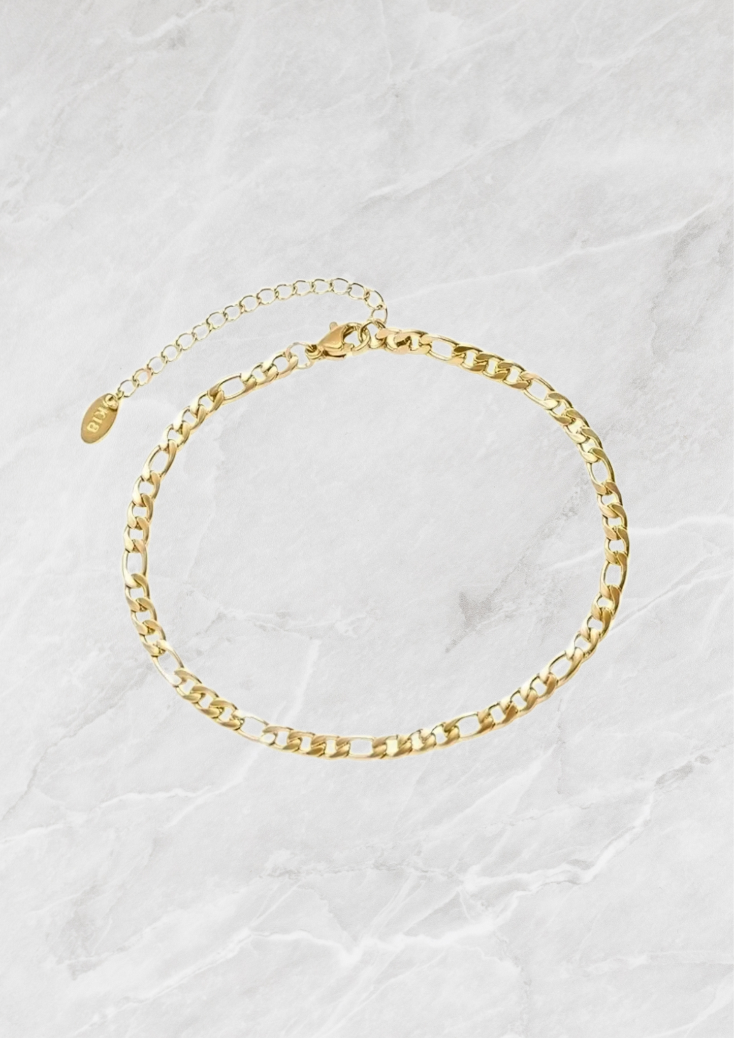 Cuban chain anklet