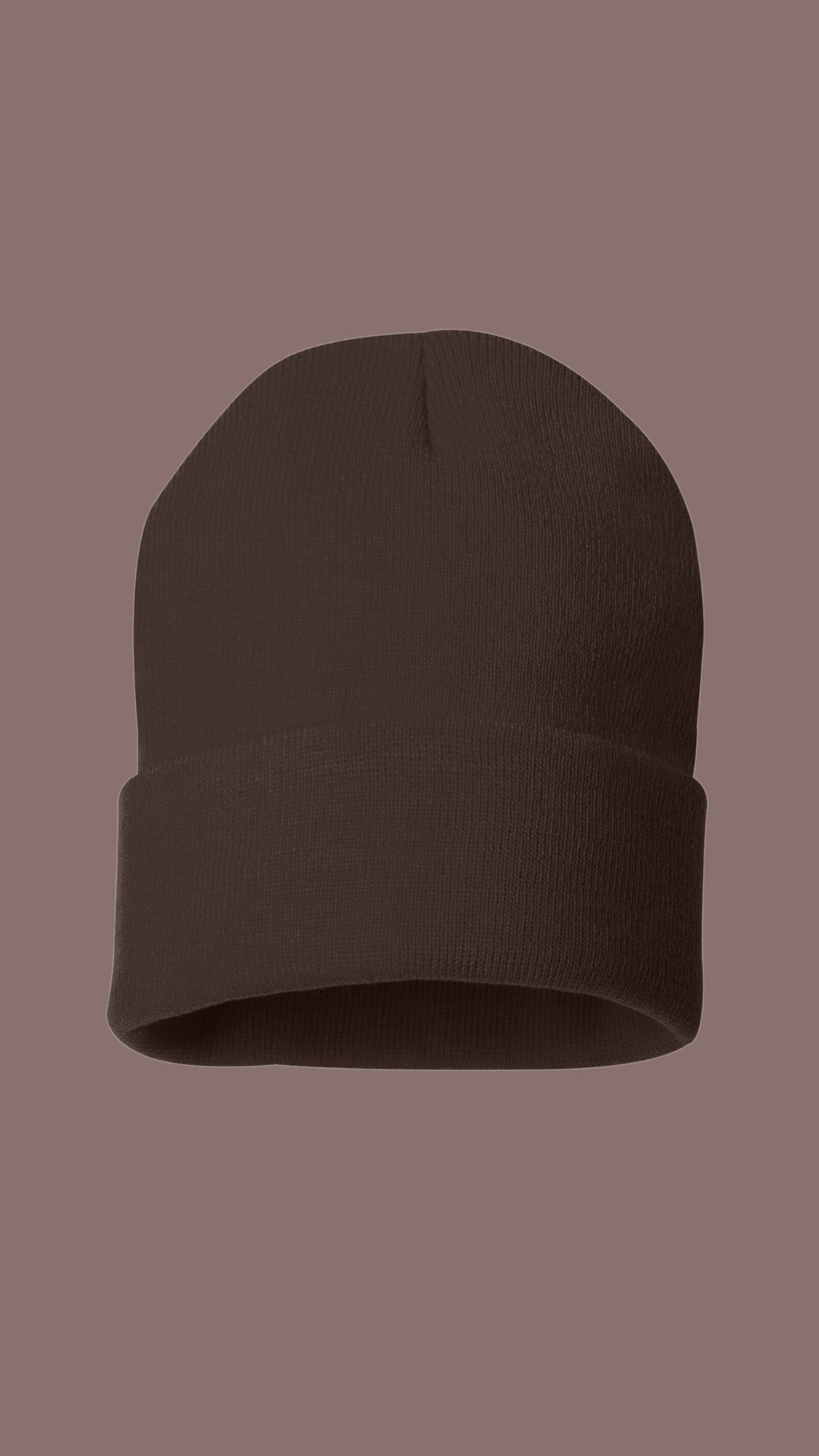 Brown beanie