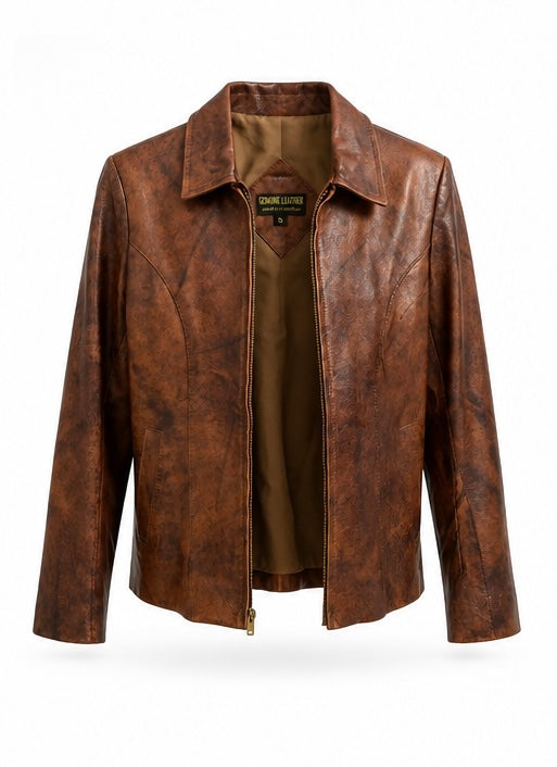 Vintage Genuine Leather Jacket