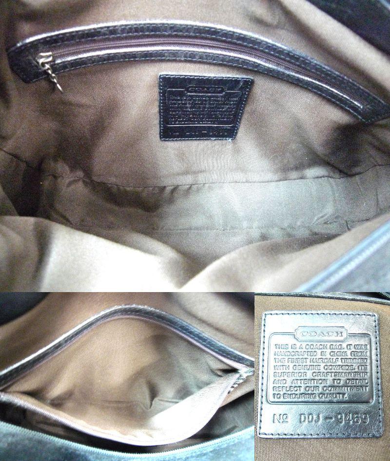 Coach Oxblood calf purse