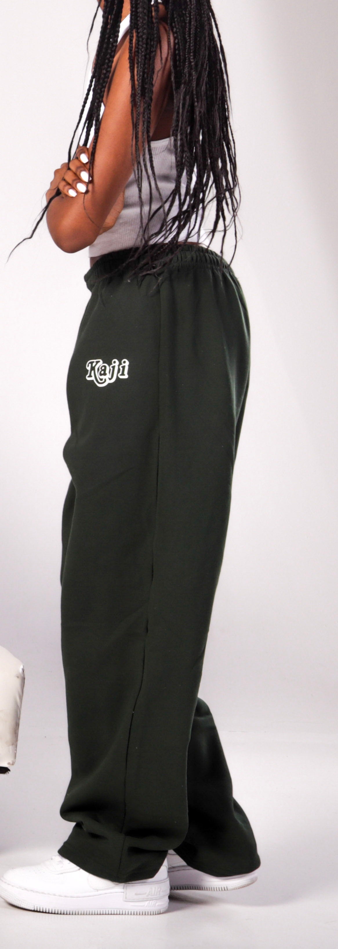 Kaji forest green sweatpants