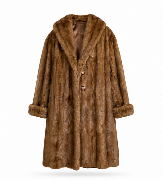 Vintage custom fur coat