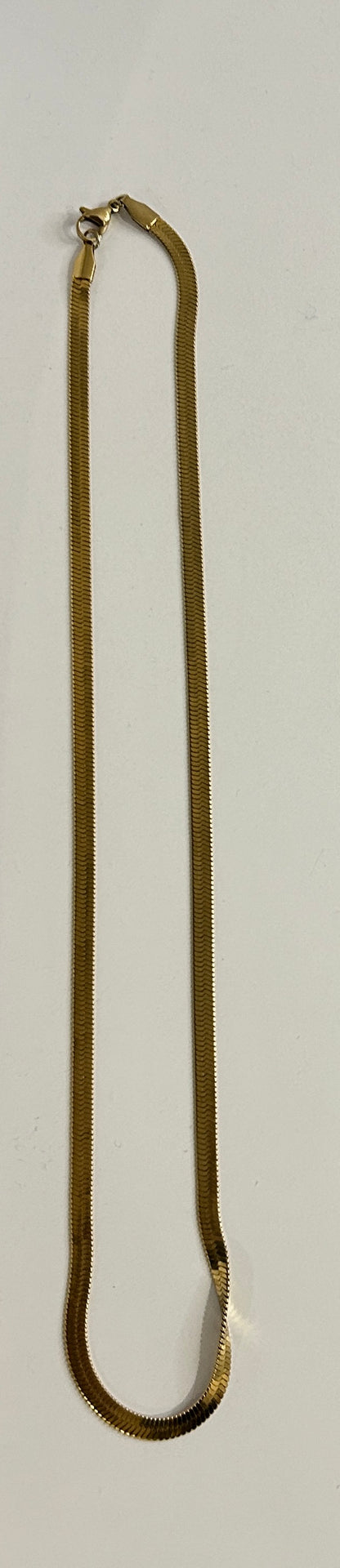 Braided gold chain