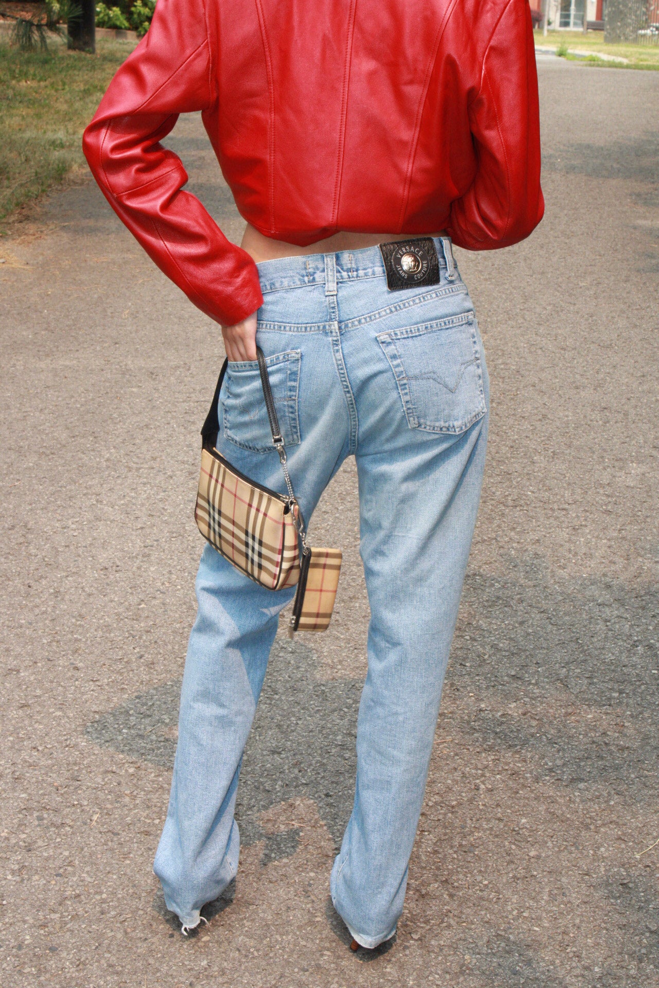 Versace vintage mom jeans