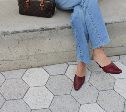 Burberry 24 Leather Mules
