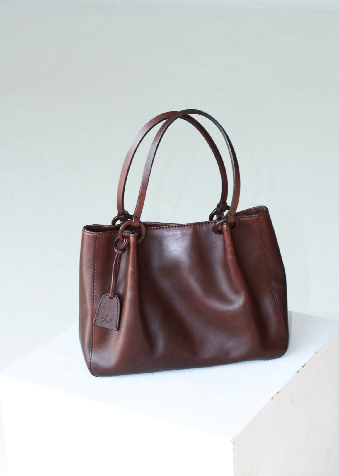 Gucci Vintage Leather Tote