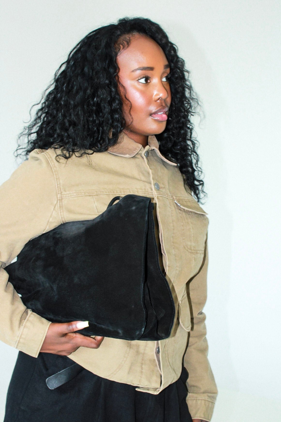 Gucci vintage Suede Shoulder bag