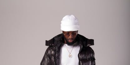 White beanie