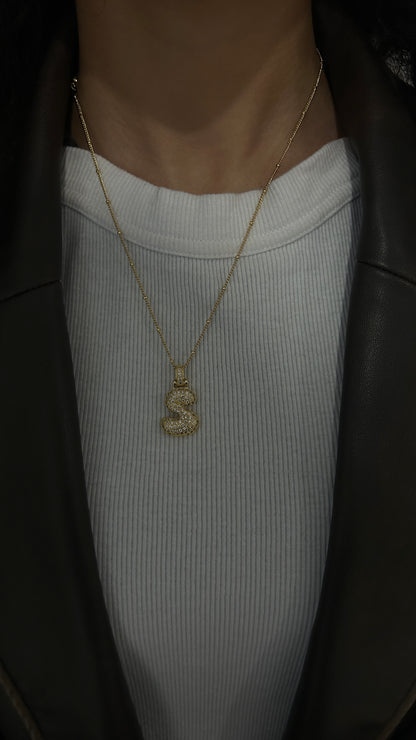 Bubble Letter Necklace