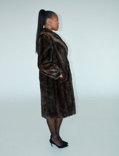 Vintage faux fur coat