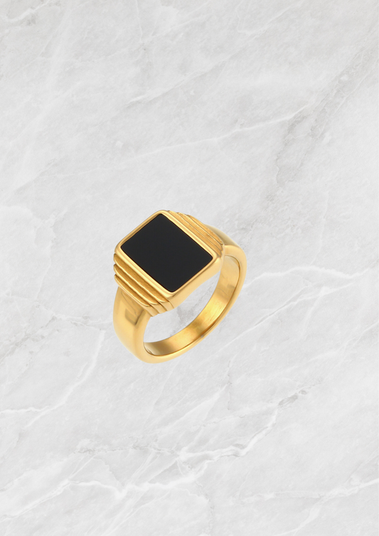 Black rock ring