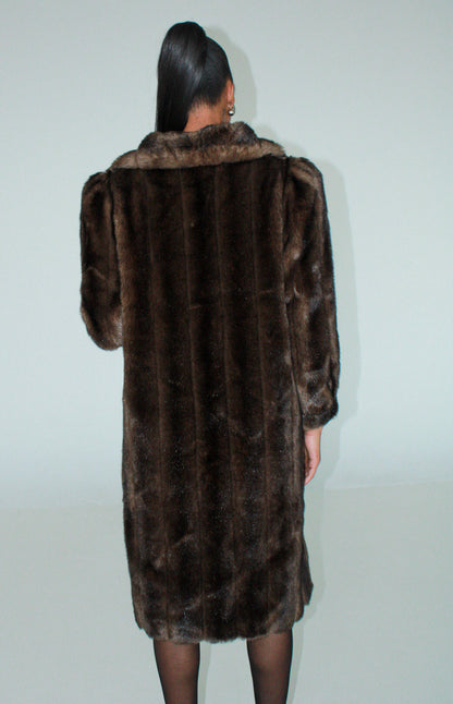 Vintage faux fur coat