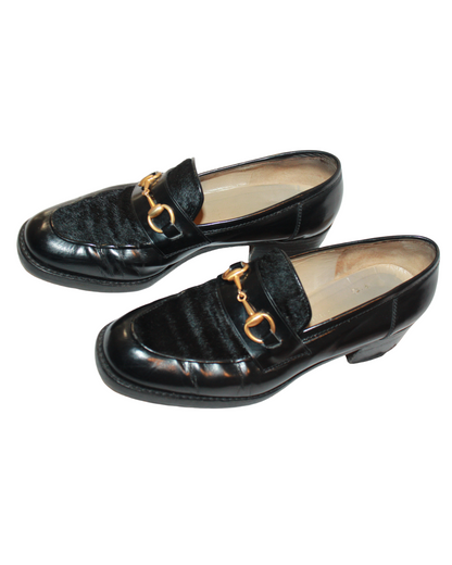 GUCCI Harako x Leather Loafers
