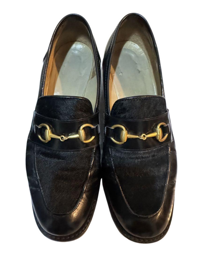 GUCCI Harako x Leather Loafers