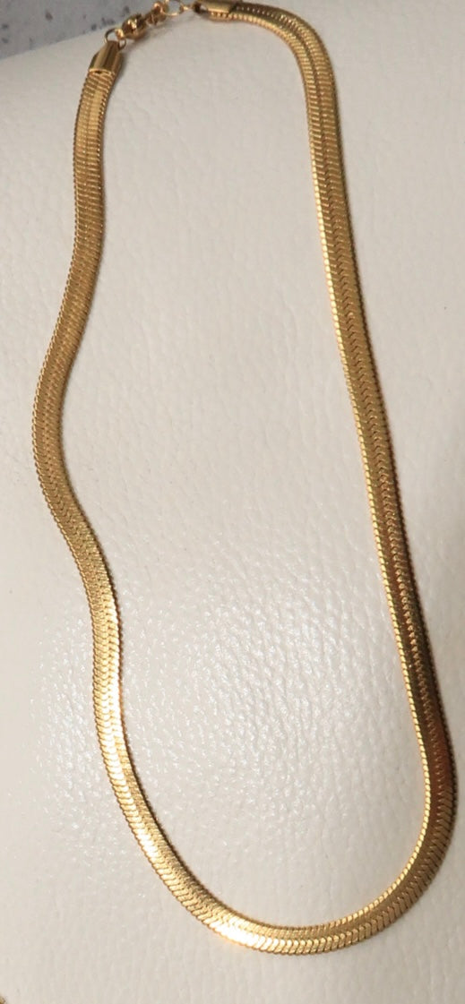 Braided gold chain