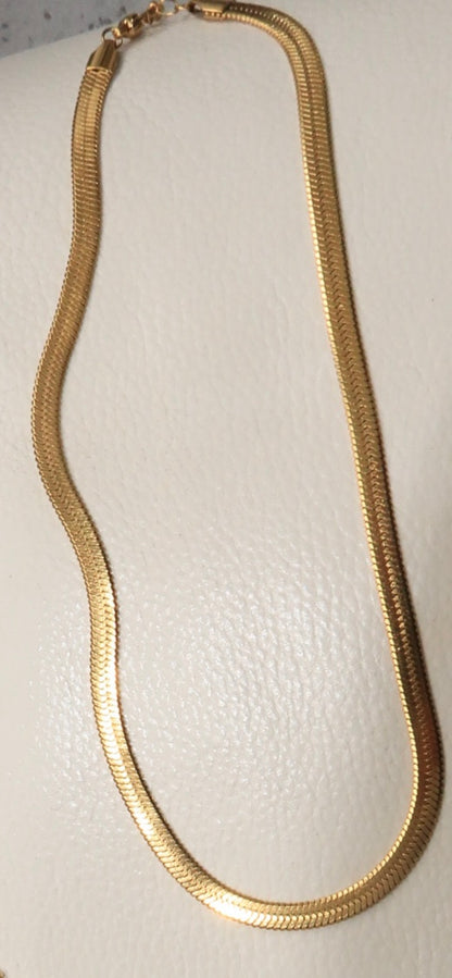 Braided gold chain