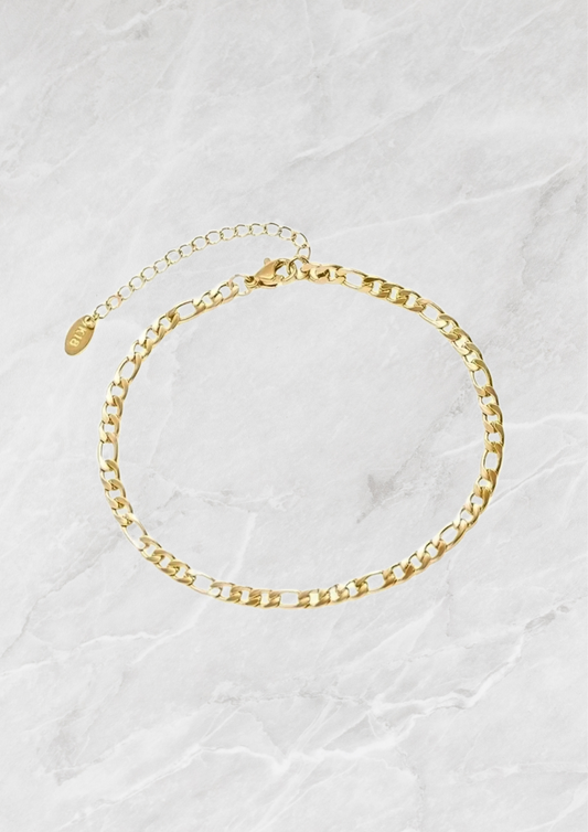 Cuban chain anklet
