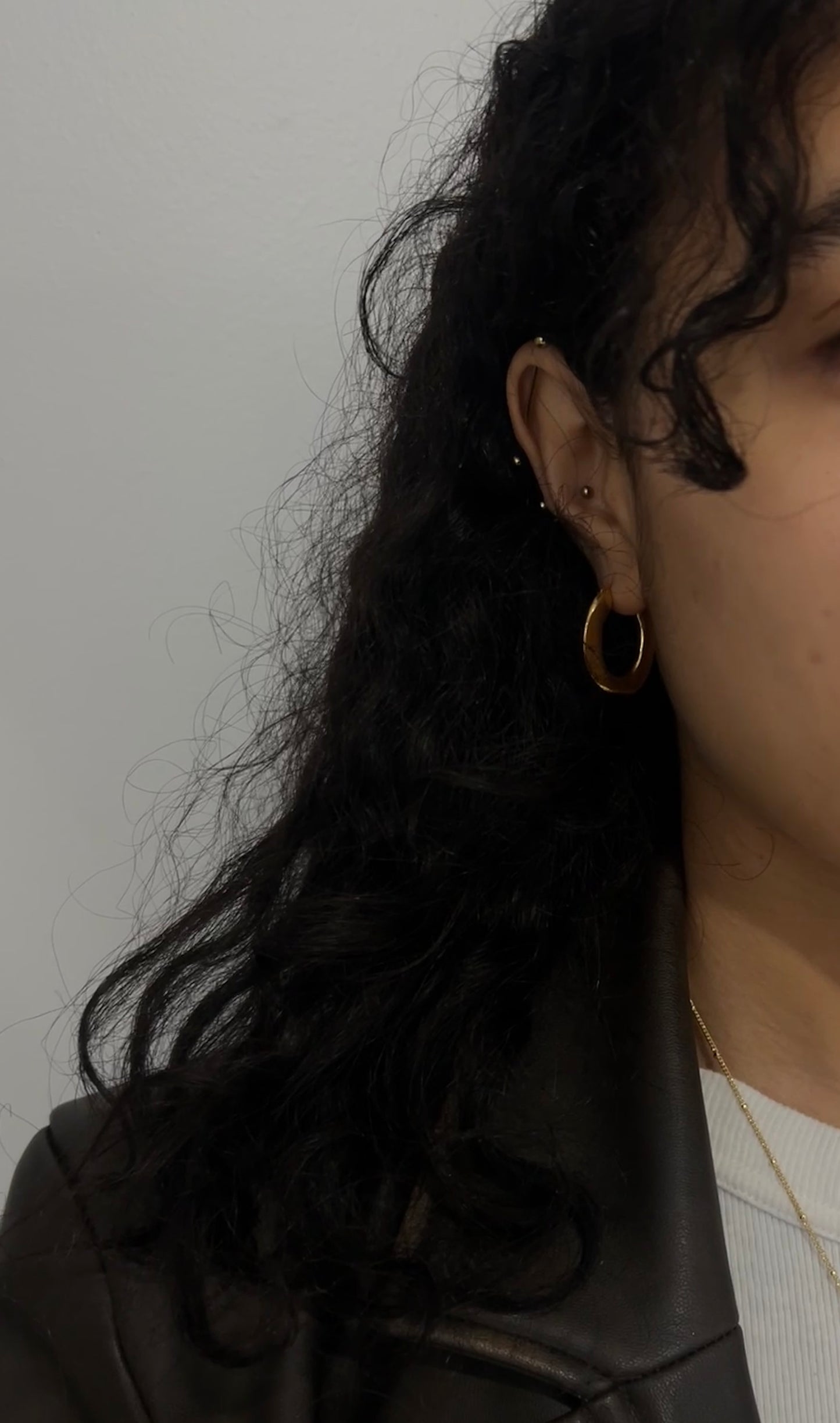 Glossy Oval earrings