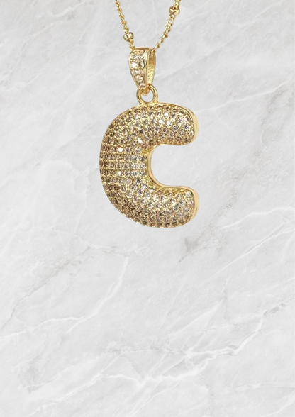 Bubble Letter Necklace