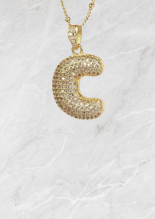 Bubble Letter Necklace