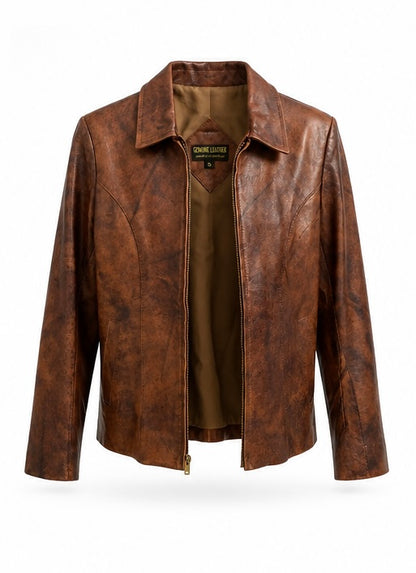 Vintage Genuine Leather Jacket