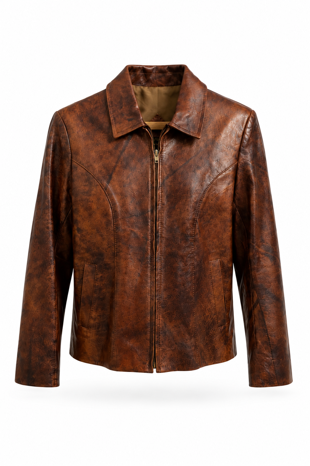 Vintage Genuine Leather Jacket
