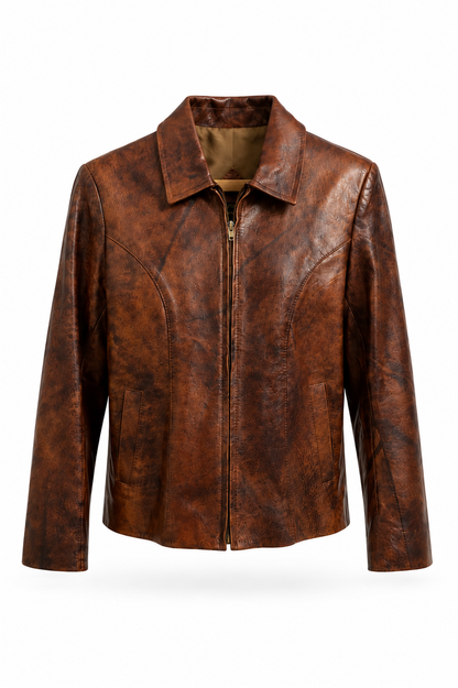 Vintage Genuine Leather Jacket