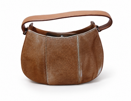 Cotone Calf Hair Leather Handbag