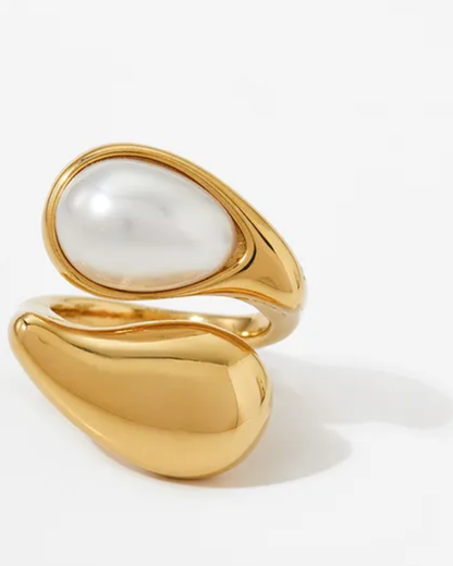 Pearl Halo Ring