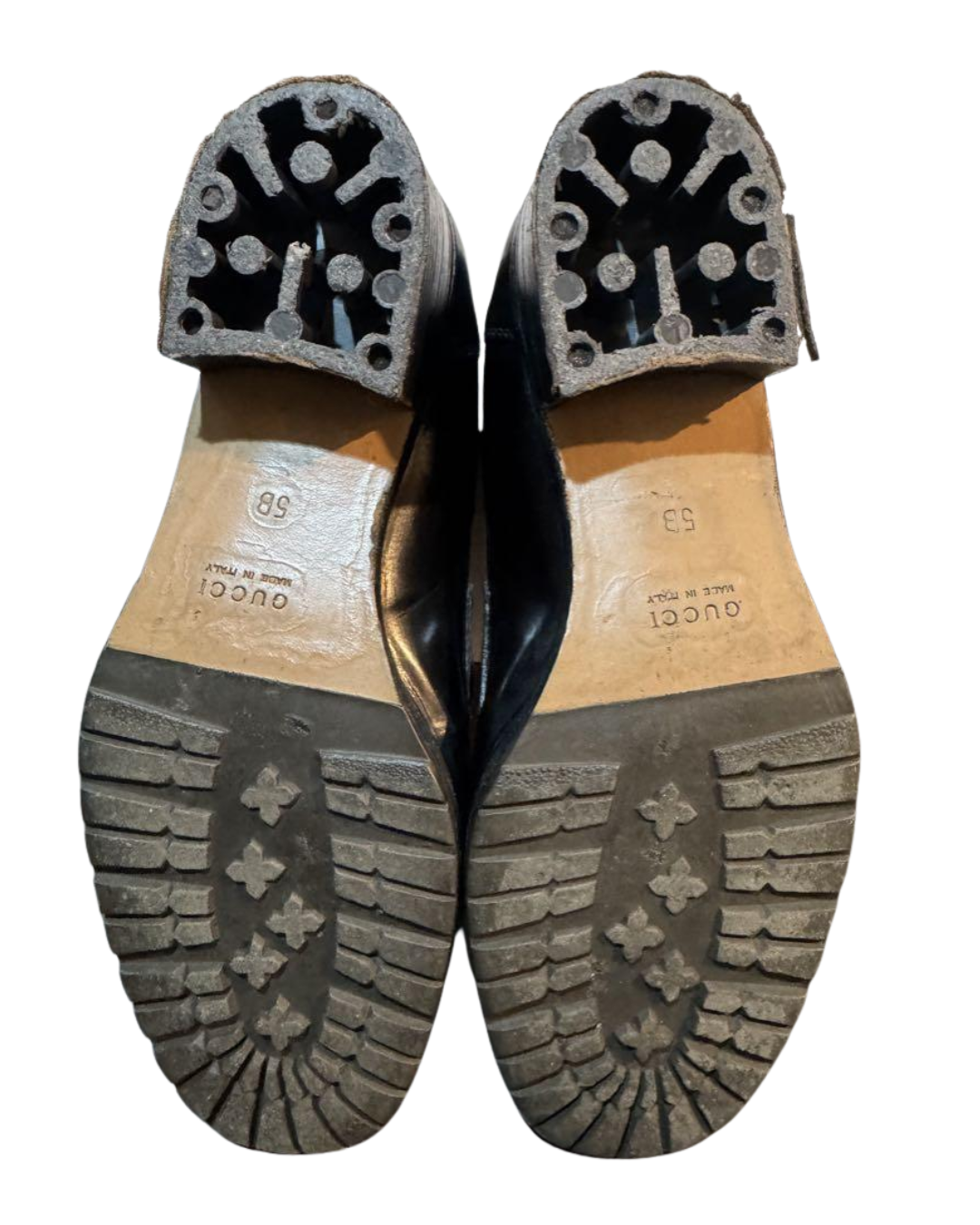 GUCCI Harako x Leather Loafers