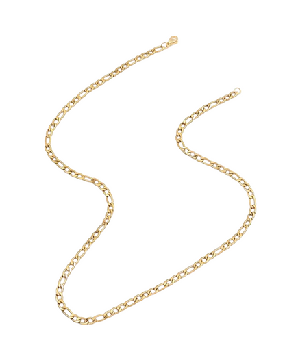 Gold Figaro Chain Necklace