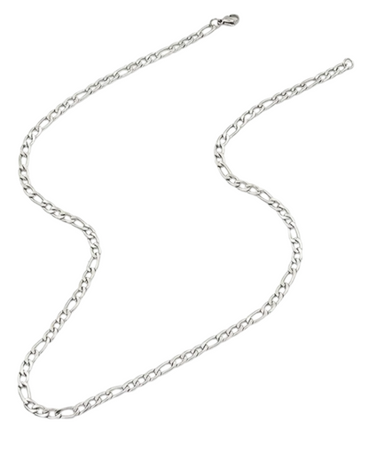 Silver Figaro Chain Necklace