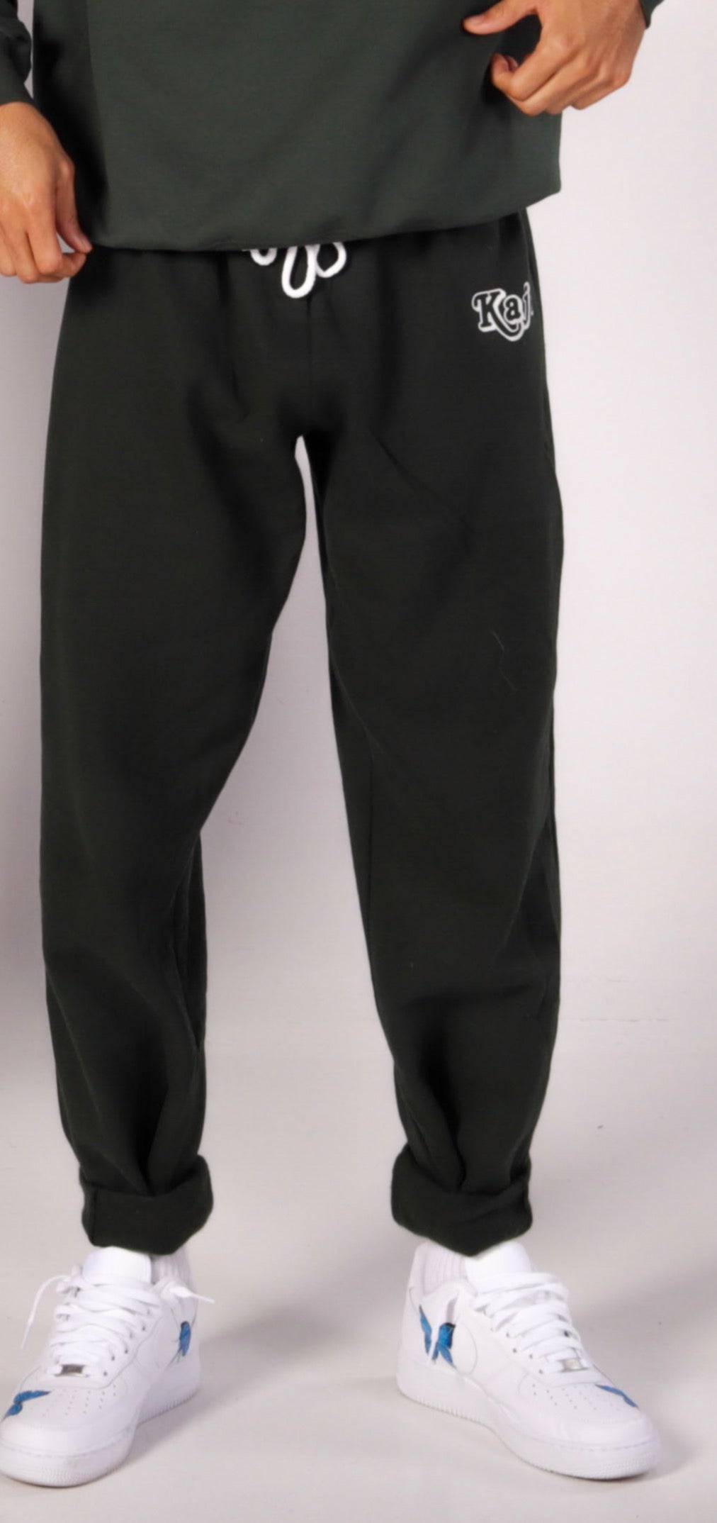 Kaji forest green sweatpants