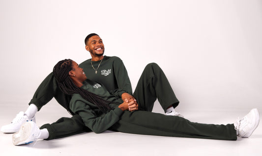 Kaji forest green crewneck