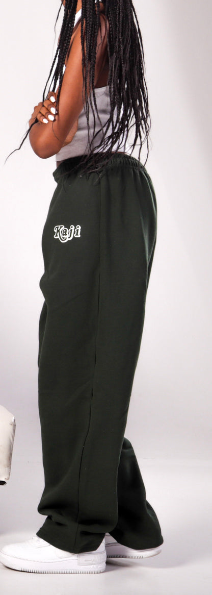 Kaji forest green sweatpants